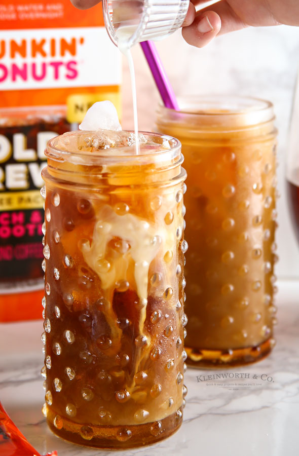 caramel cold brew coffee