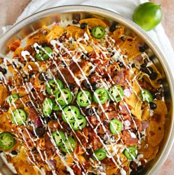 Loaded nachos - Smoked BBQ Bacon Nachos