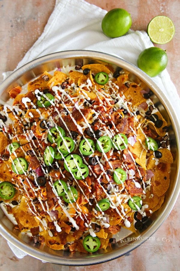 Loaded nachos - Smoked BBQ Bacon Nachos