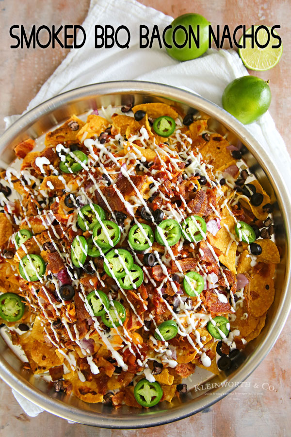 Smoked BBQ Bacon Nachos