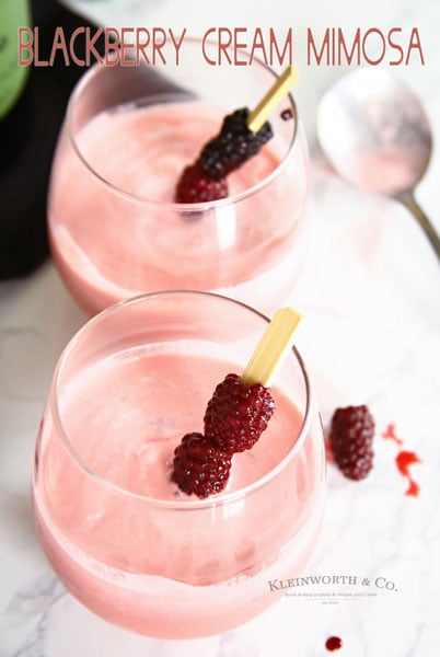 Blackberry Cream Mimosa