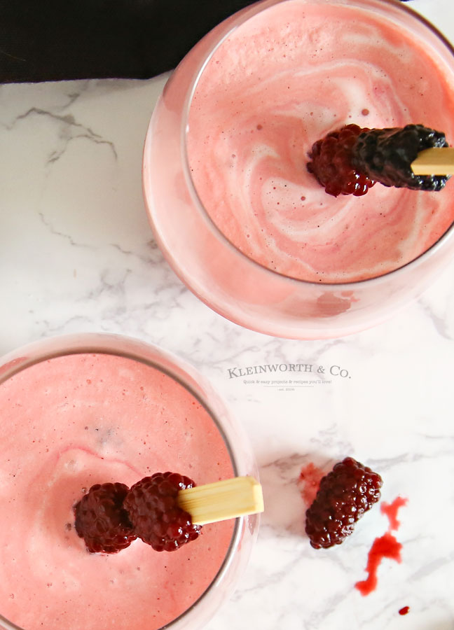 Drink Recipe - Blackberry Cream Mimosa