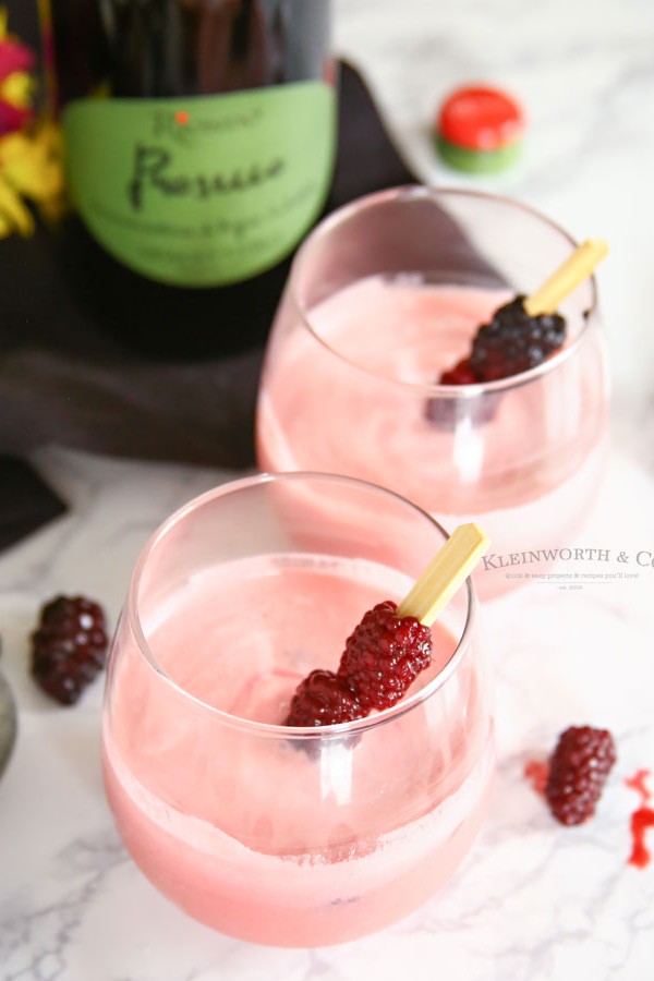 Blackberry Cream Mimosa - Sparkling Wine