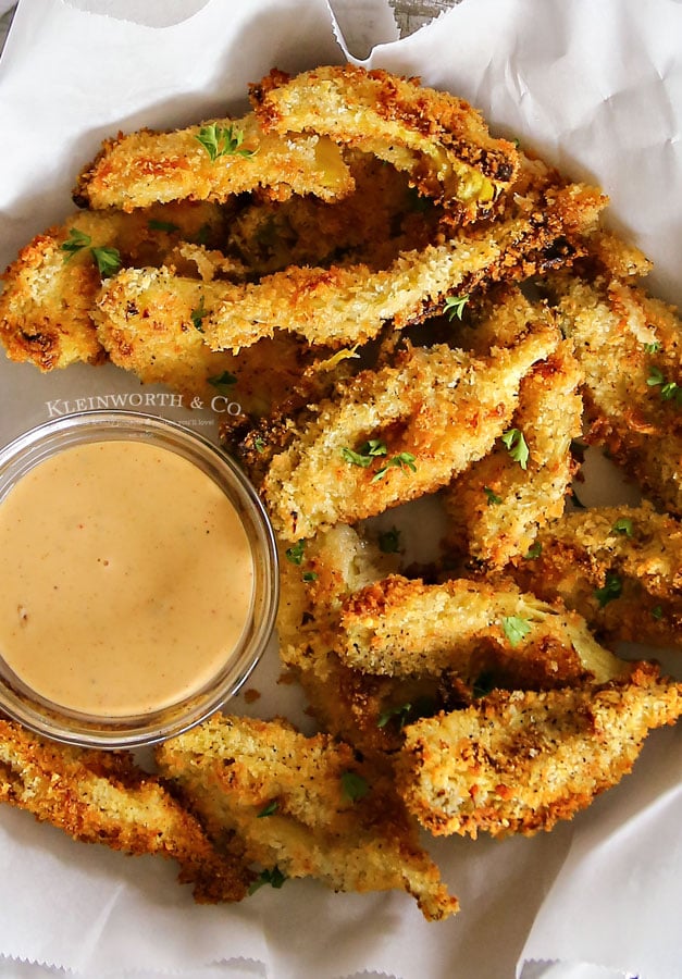 Easy Fried Artichoke Hearts appetizer