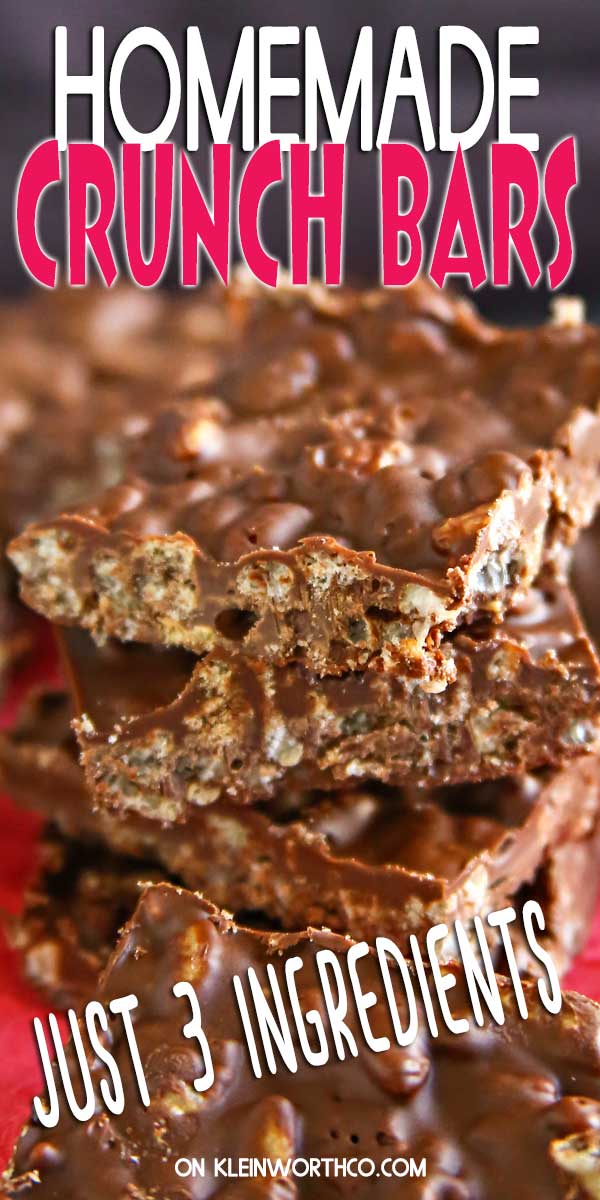 Homemade Crunch Bars