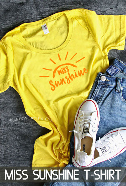 Miss Sunshine T-Shirt Iron-On