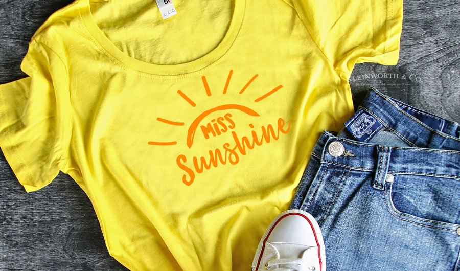 Miss Sunshine T-Shirt Iron-On