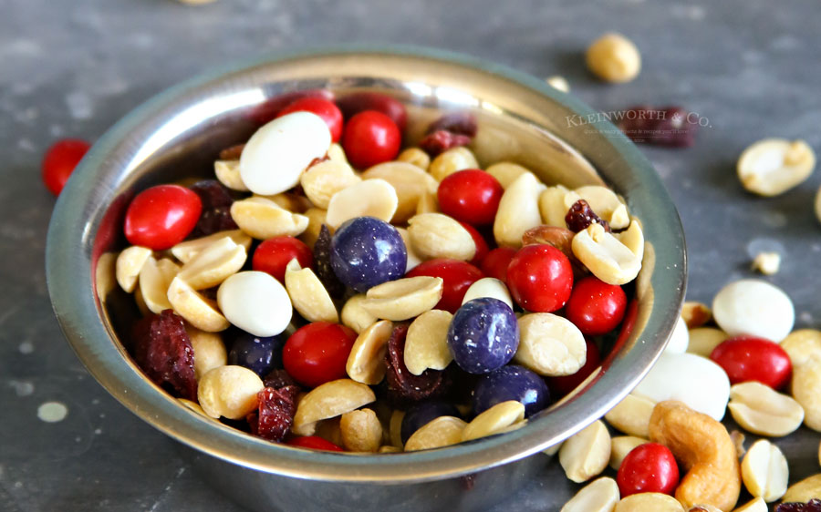 Patriotic Trail Mix snack recipe