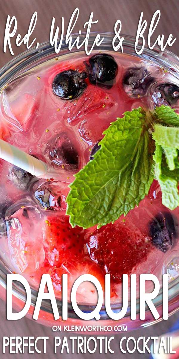 Strawberry, Blueberry Daiquiri