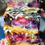 Red, White & Blueberry Pie Bars
