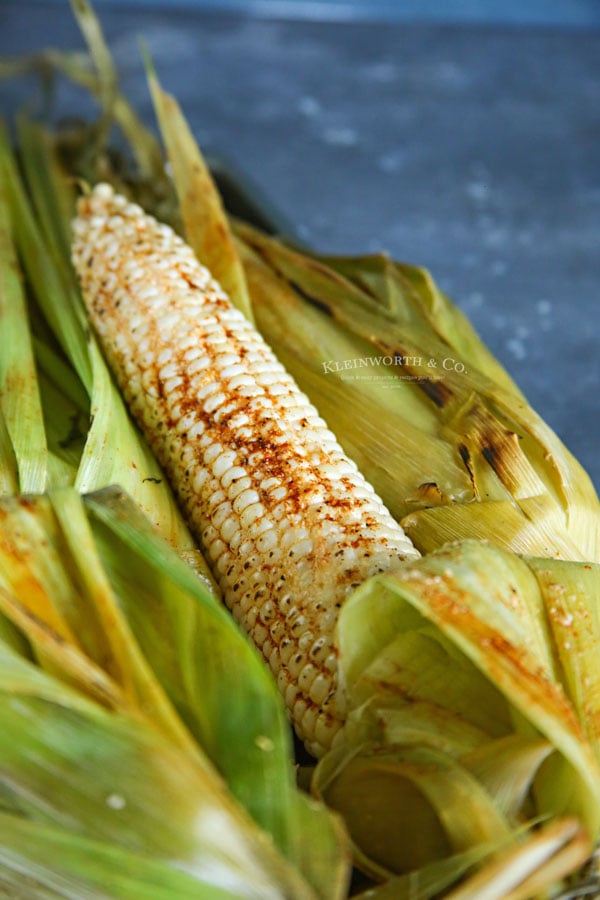 how to smoke corn on the cob