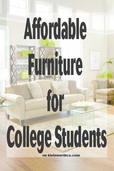 Affordable Furniture for College Students