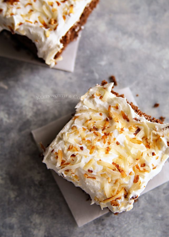 Chocolate Coconut Poke Cake recipe