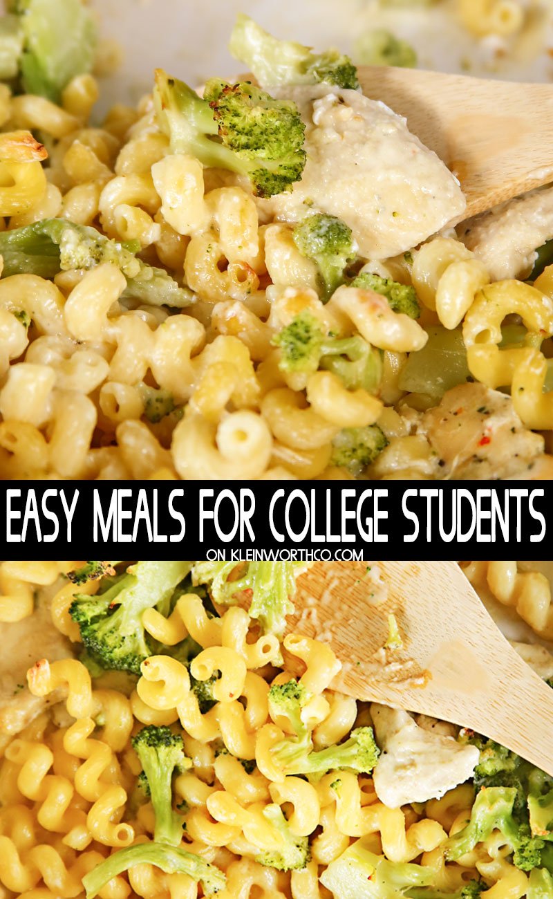 Easy Meals for College Students