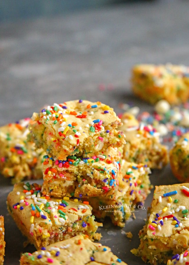 Funfetti Cake Bars