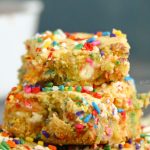 Funfetti Cake Mix Bars