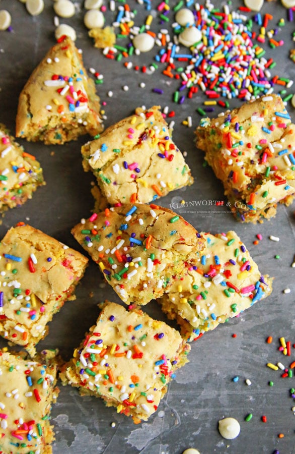 Funfetti Dessert Bars