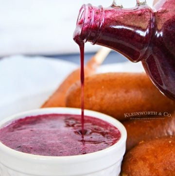 Homemade Blueberry Syrup recipe