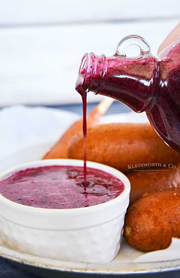 Homemade Blueberry Syrup recipe