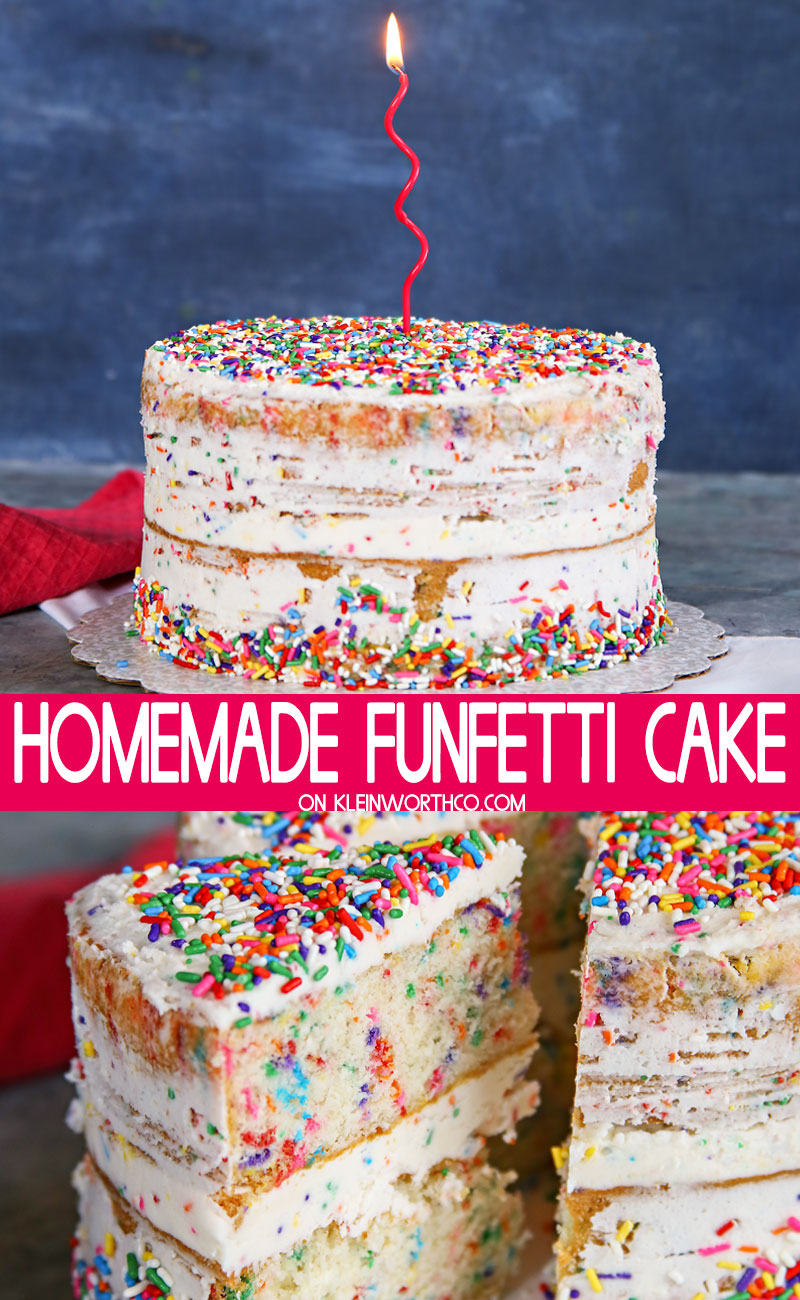 Homemade Funfetti Cake