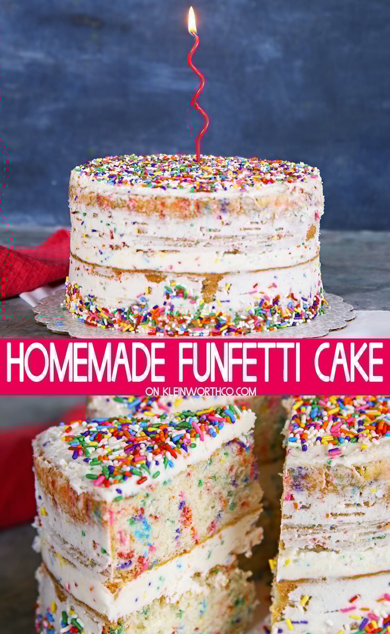 Homemade Funfetti Cake