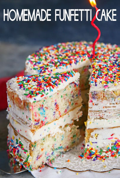 Homemade Funfetti Cake