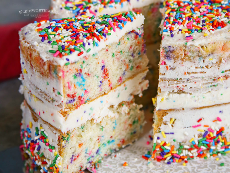 Homemade Funfetti Cake