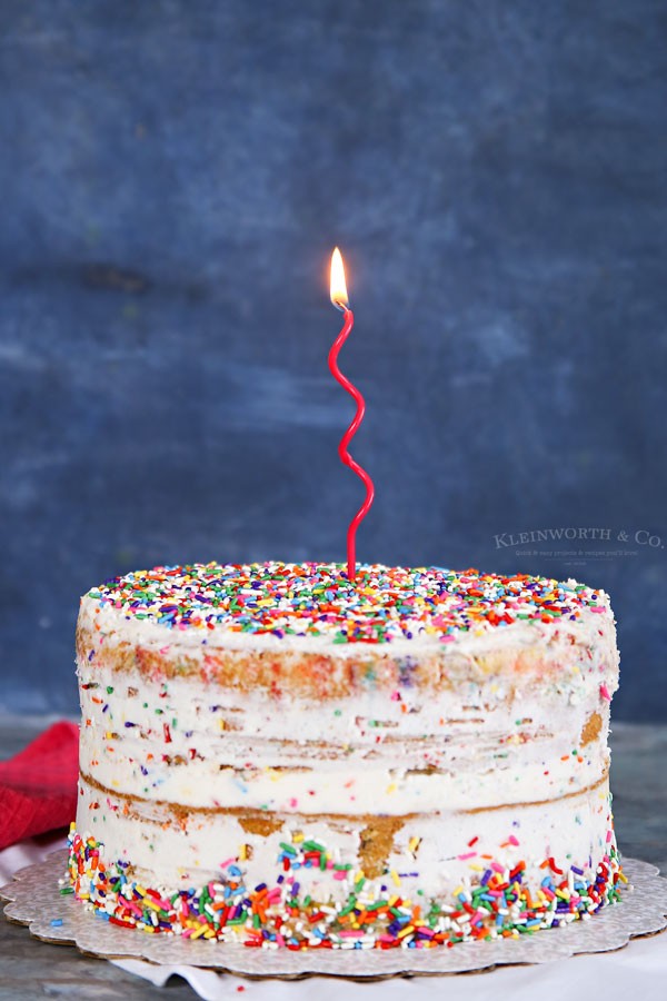 how to make Homemade Funfetti Cake