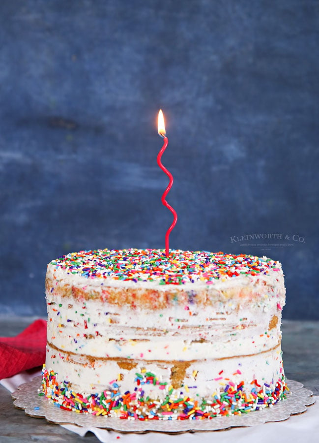 how to make Homemade Funfetti Cake