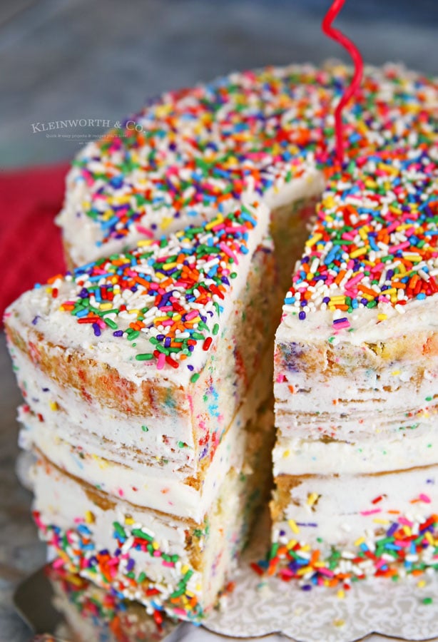 Homemade Funfetti Cake recipe