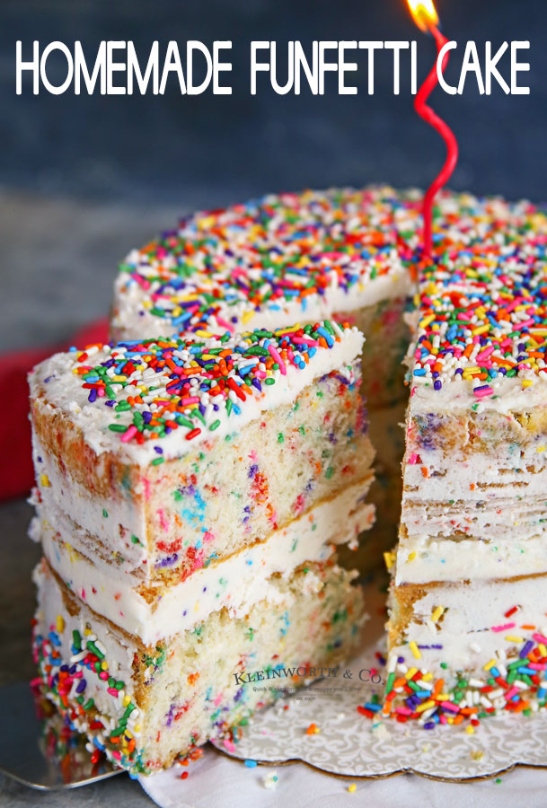 Homemade Funfetti Cake