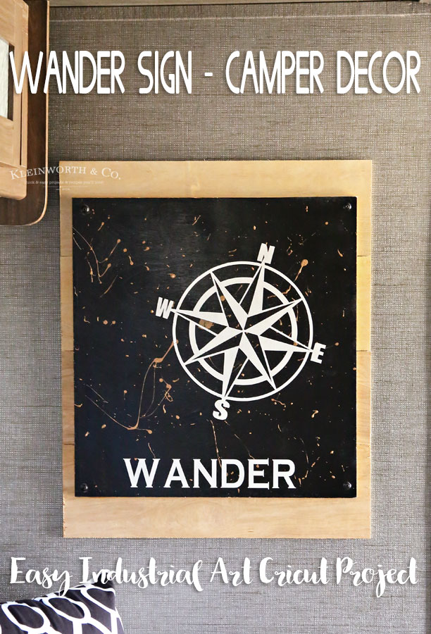 Wander Sign Camper Decor