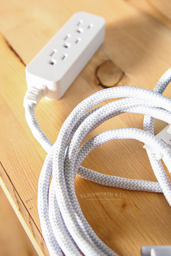 stylish cords for desk organization