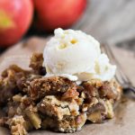 apple crisp with oats