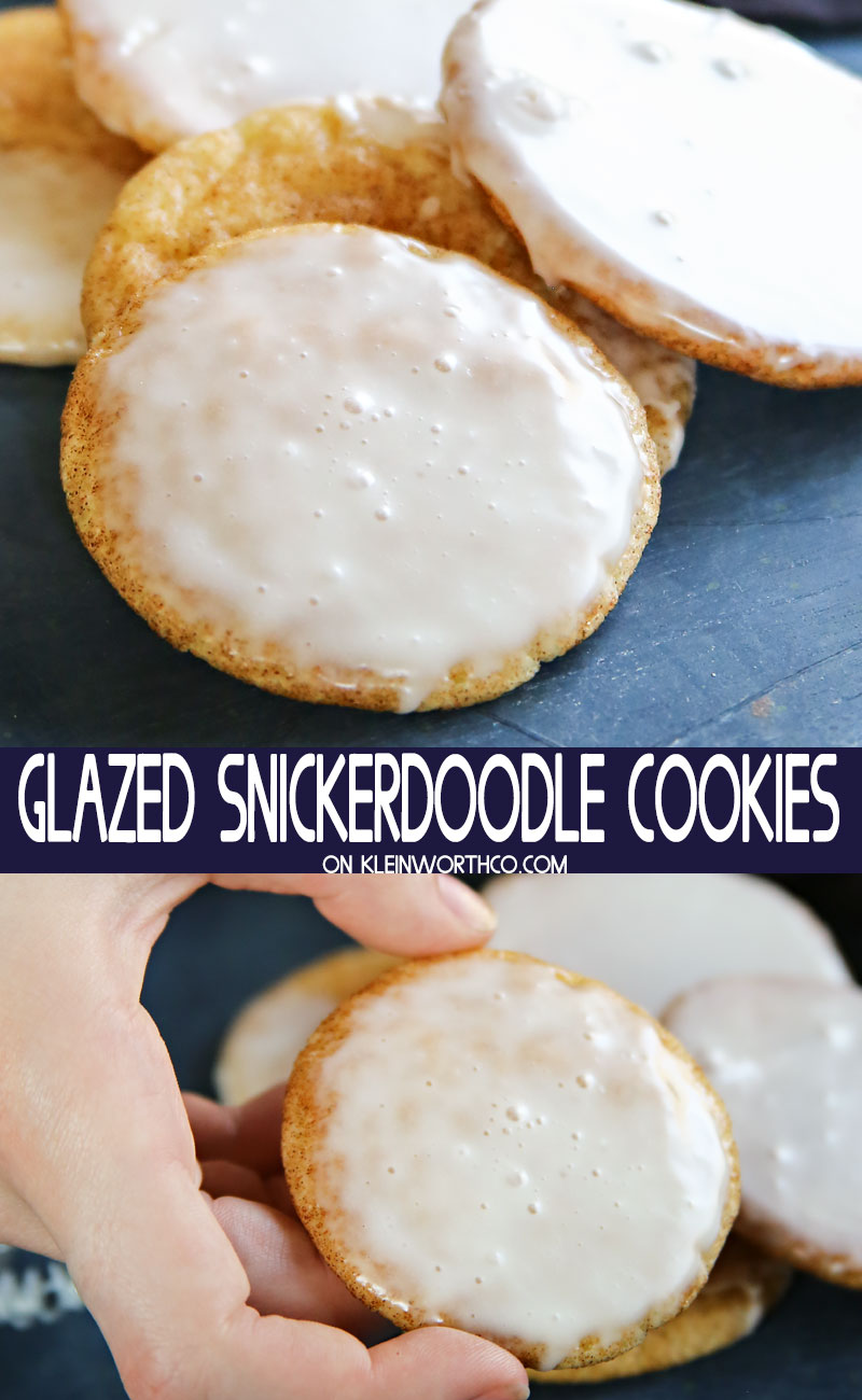 Glazed Snickerdoodle Cookie Recipe