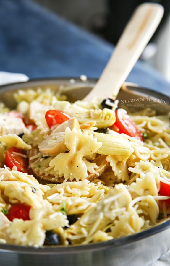 Greek Feta Chicken Pasta Salad - Taste of the Frontier