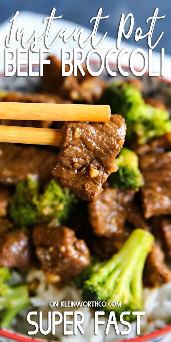 Instant Pot Beef Broccoli