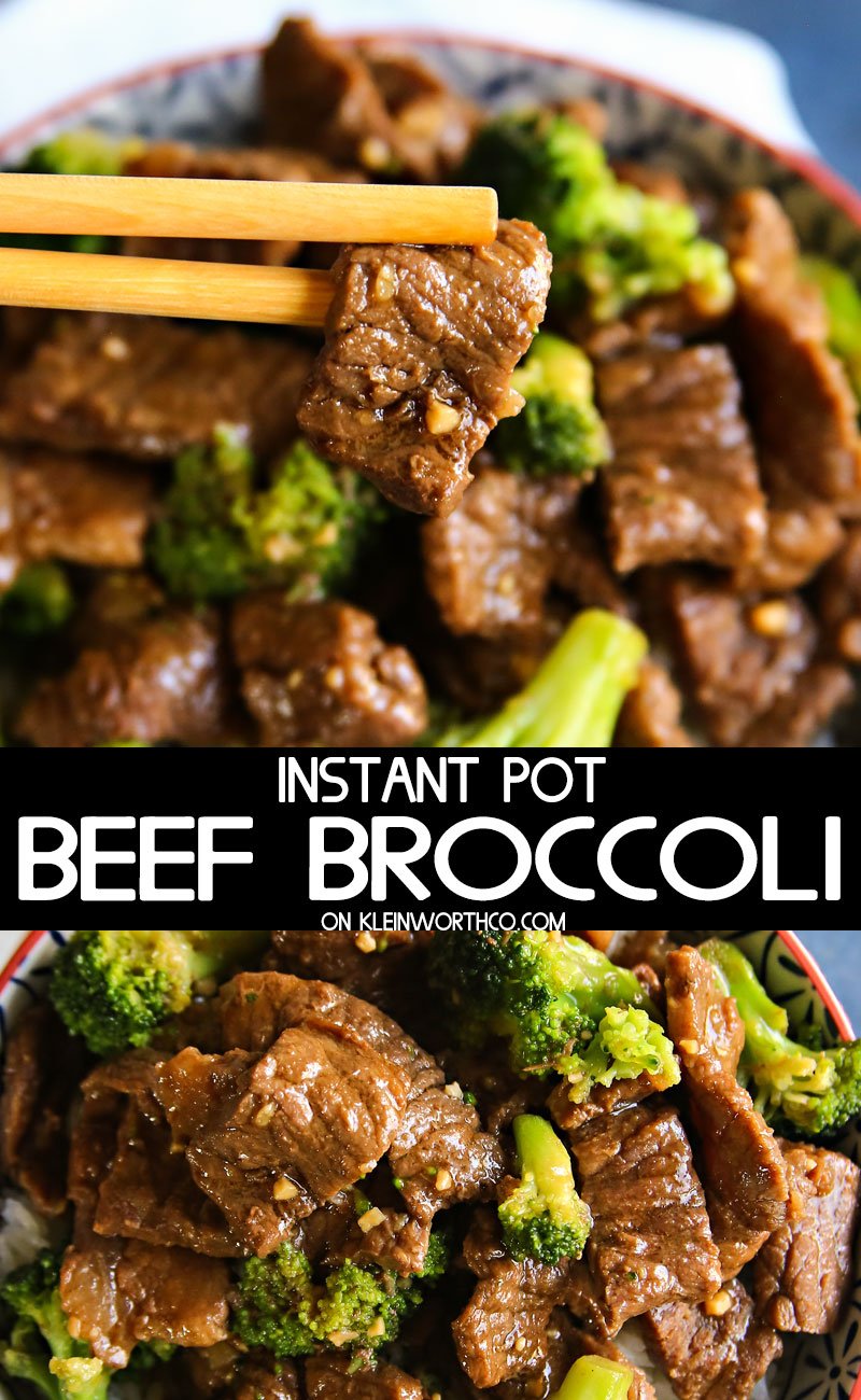 Instant Pot Beef Broccoli