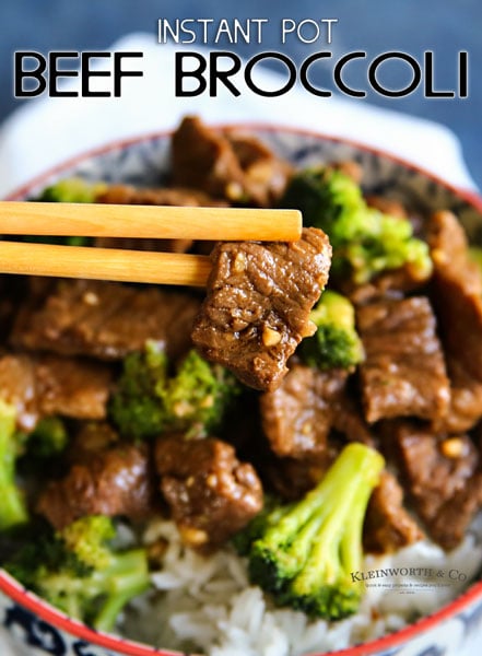Instant Pot Beef Broccoli