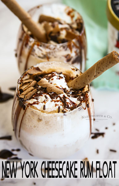 New York Cheesecake Rum Float