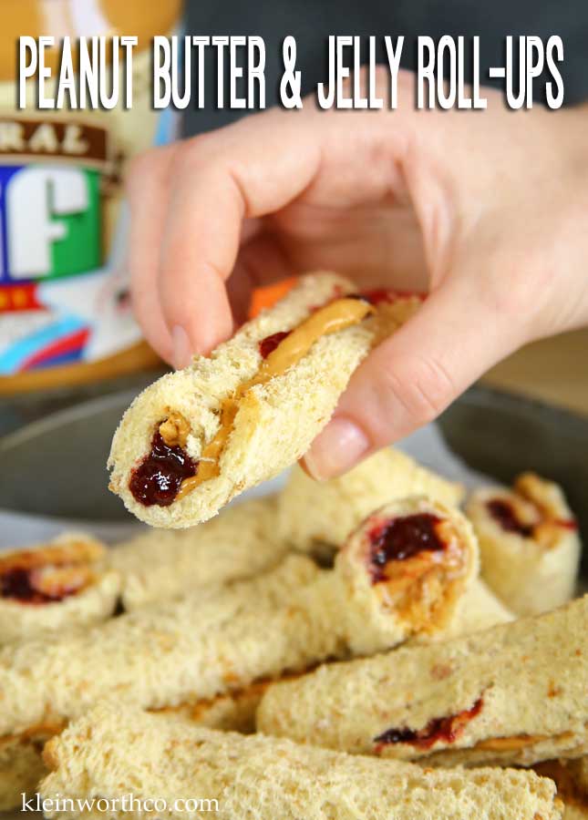 Peanut Butter & Jelly Roll-Ups