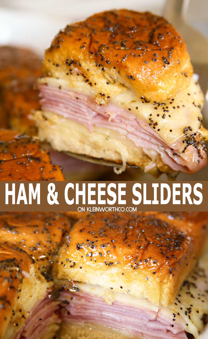 Poppy Seed Ham and Cheese Sliders