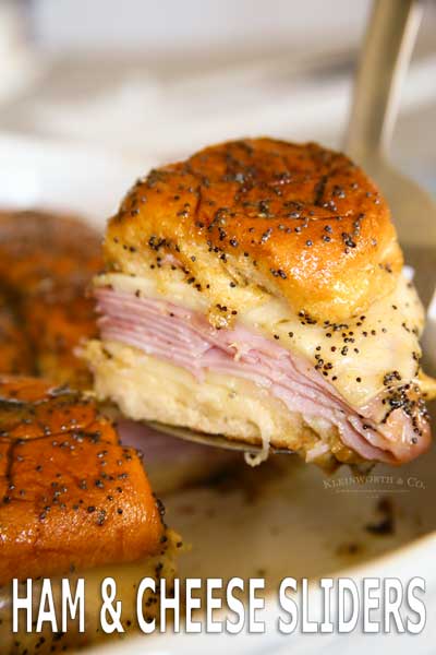 Ham and Cheese Sliders w/ Poppy Seed Sauce - I Heart Naptime