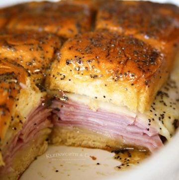 Appetizers Poppy Seed Ham and Cheese Sliders