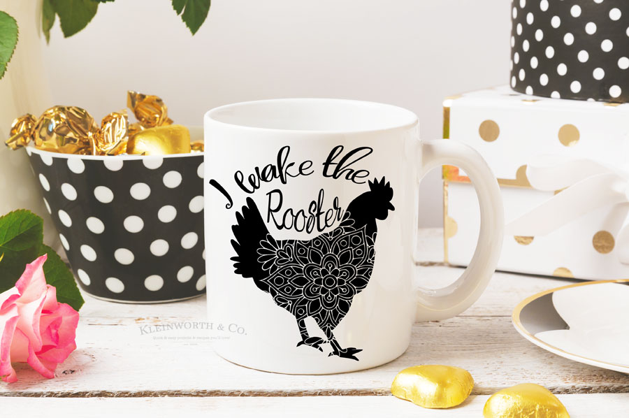 cricut rooster craft