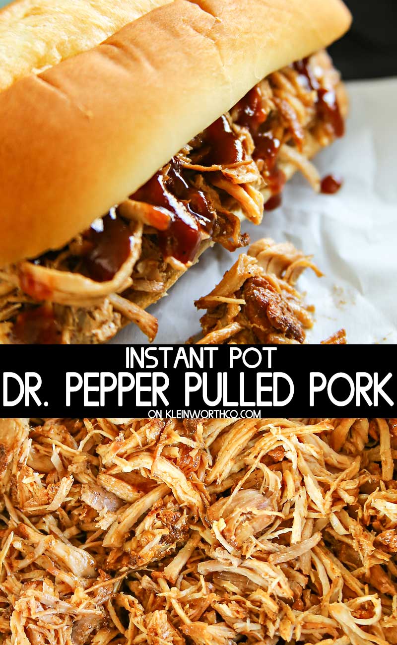 Instant Pot Dr. Pepper Pulled Pork