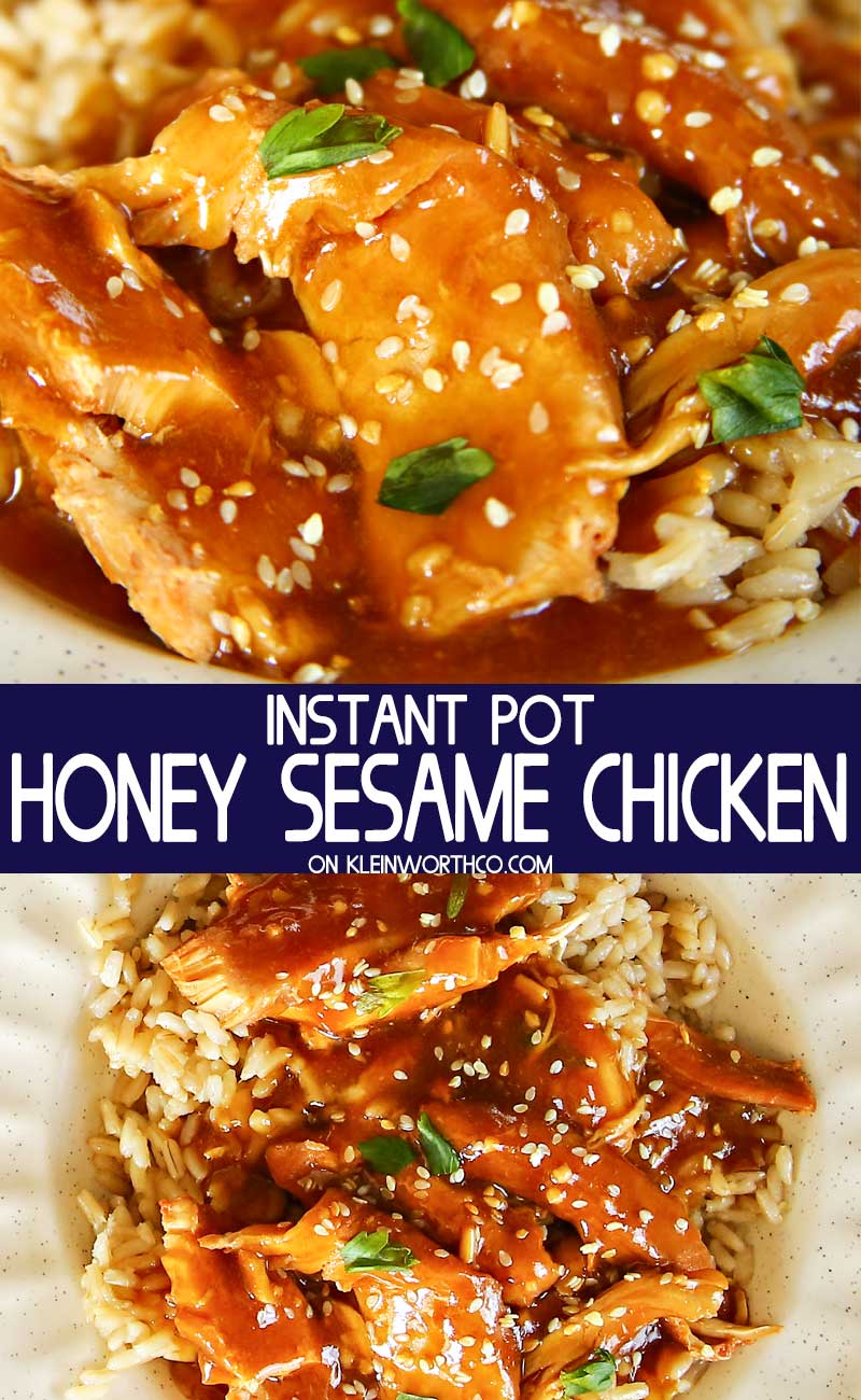 Instant Pot Honey Sesame Chicken