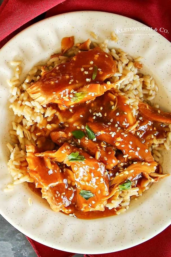 Instant Pot Honey Sesame Chicken dinner recipe