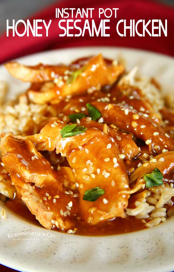 Instant Pot Honey Sesame Chicken