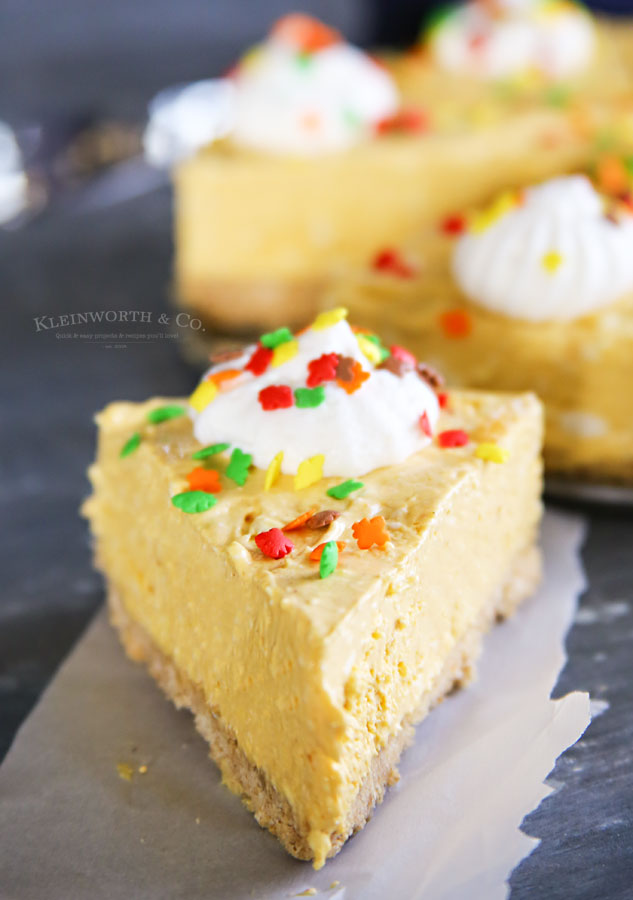 How to make Easy No-Bake Pumpkin Cheesecake